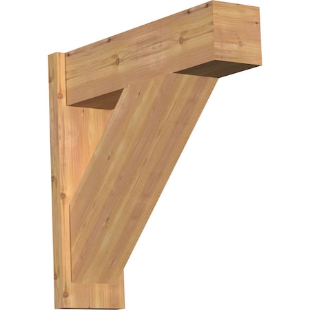 Traditional Block Smooth Outlooker, Western Red Cedar, 7 1/2W X 26D X 26H